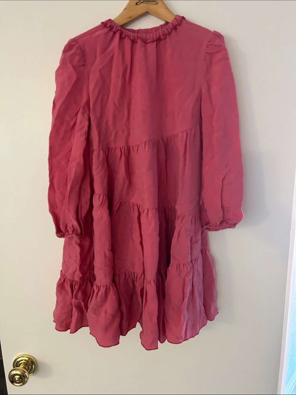 Il Gufo Girls' Tiered Long Sleeve Dress size 6